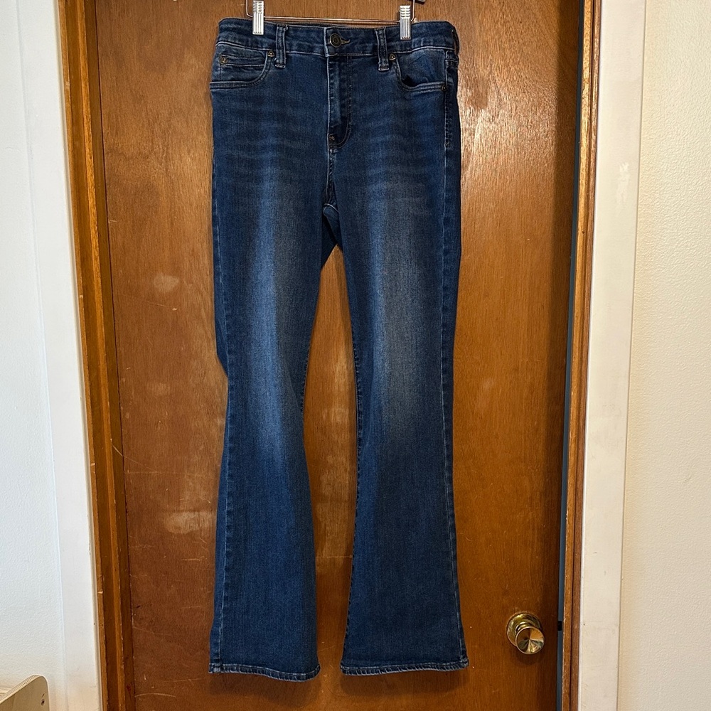 Kut from the Kloth Dark Blue Flare Jeans